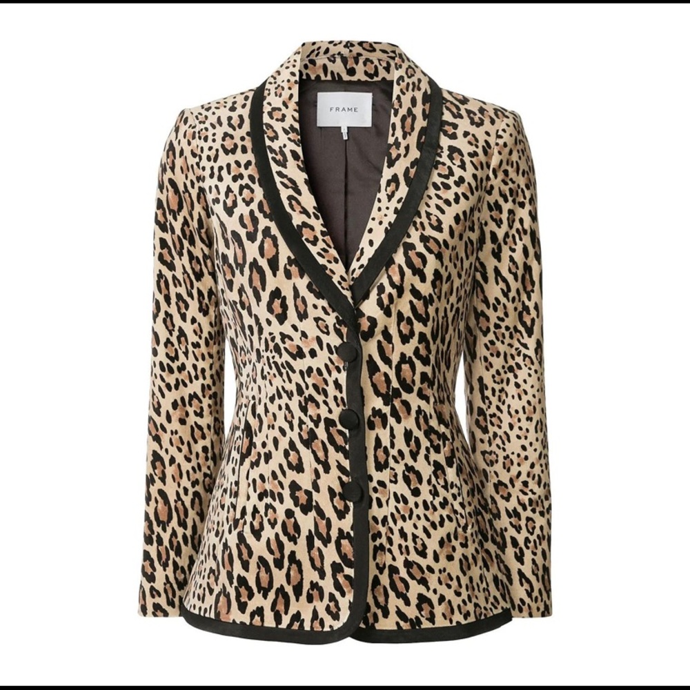 Leopard print blazer - SIZE 2